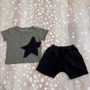 Joah Love Enzo Star T-Shirt & Shorts Set 18M | Cool Everyday Outfit